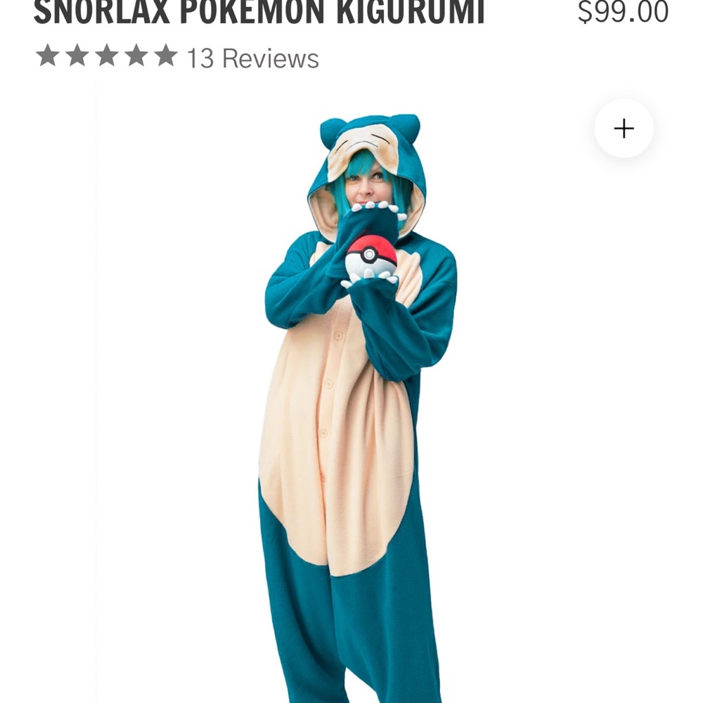 Pokemon Snorelax Onesie -XL
